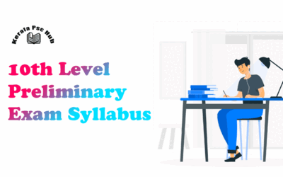 Kerala PSC 10th Level Preliminary Exam Syllabus PDF Download