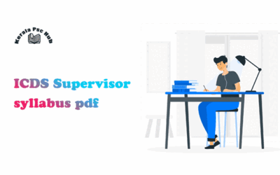 Kerala PSC ICDS Supervisor Syllabus 2022 -PDF [Women and Child Development]